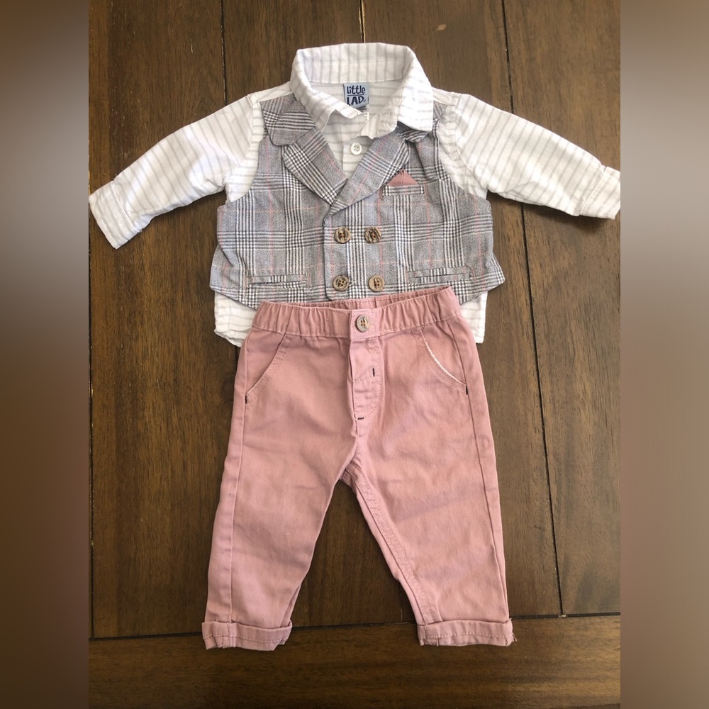 Little Lad Outfit For Boys 3-6 Months
